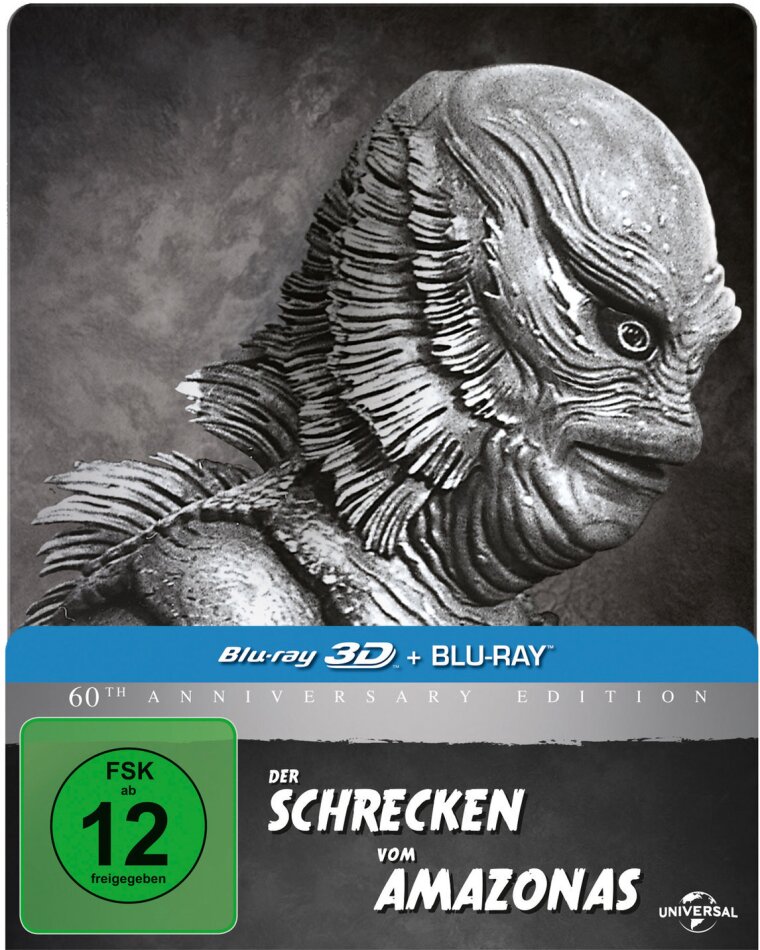 Der Schrecken vom Amazonas - (3D + 2D - Limited 60th Anniversary Steelbook Edition) (1954)
