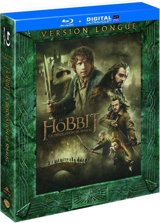 Le Hobbit 2 - La désolation de Smaug (2013) Version Longue, 3 Blu-ray
