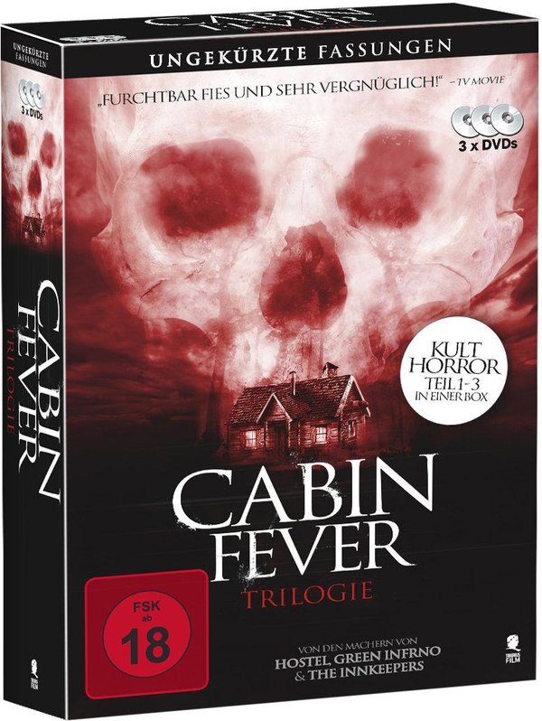 Cabin Fever Trilogy 3 DVDs