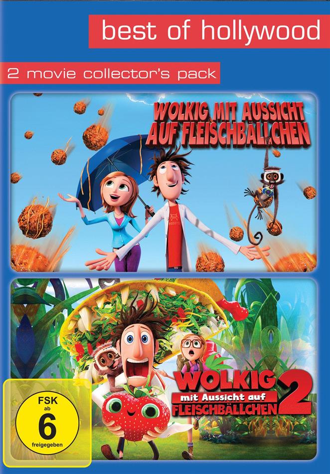 Wolkig mit Aussicht auf Fleischbällchen 1 & 2 Best of Hollywood, 2 Movie Collector's Pack, 2 DVDs