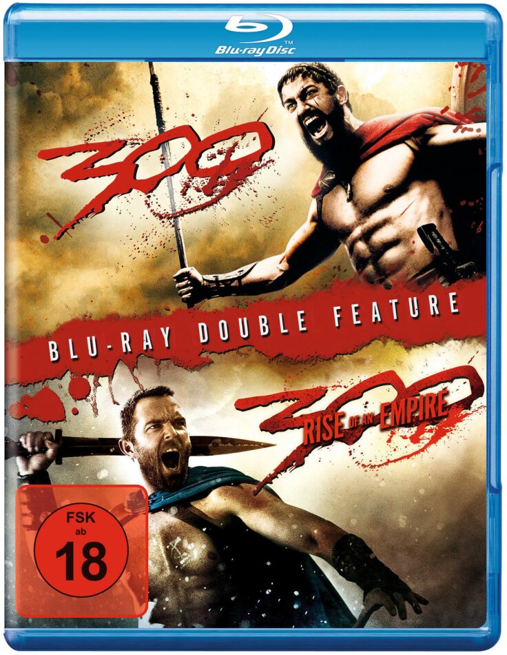 300 (2006) / 300 - Rise of an Empire (2013) Double Feature, 2 Blu-rays