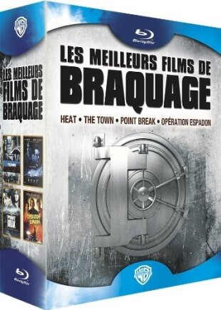 Les Meilleurs Films de Braquage - Heat / The Town / Point Break / Opération Espadon 4 Blu-ray