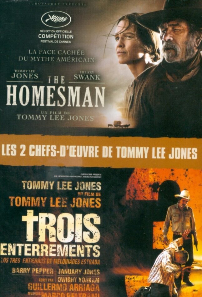The Homesman (2014) / Trois enterrements (2005) 2 DVDs