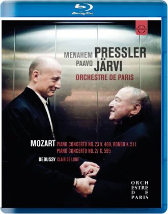Orchestre de Paris, Menahem Pressler & Paavo J&auml;rvi - Mozart - Piano Concertos Nos. 23 & 27 & Debussy - Clair de Lune (Euro Arts)
