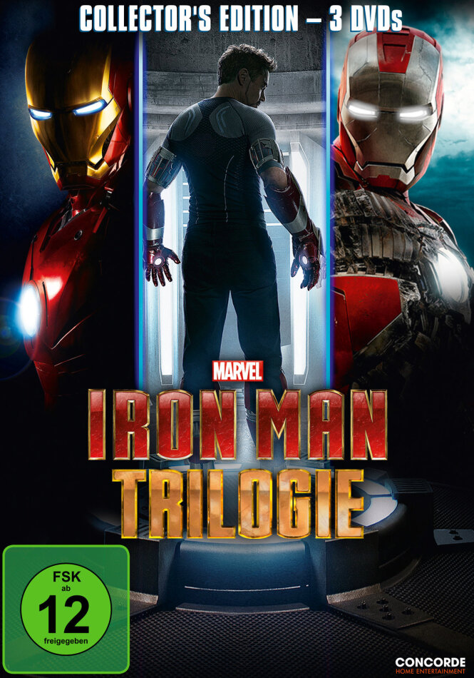 Iron Man Trilogie Collector's Edition, 3 DVDs