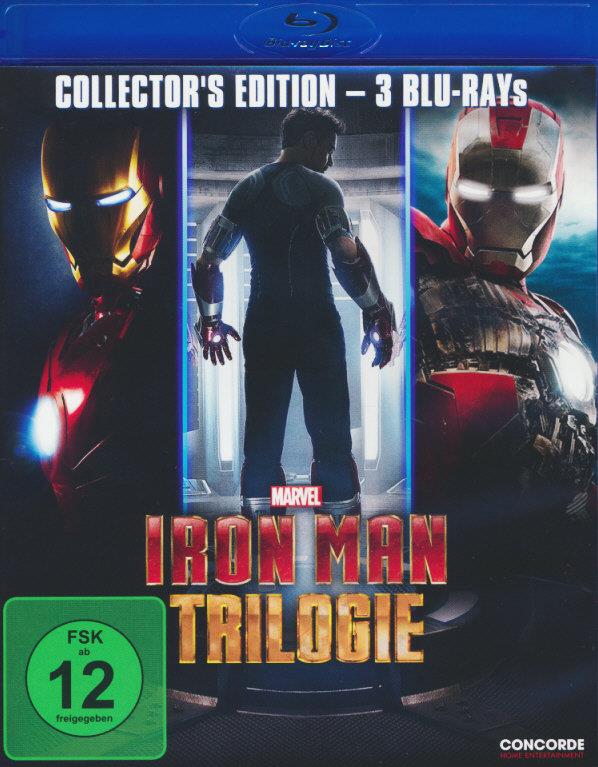 Iron Man Trilogie Collector's Edition, 3 Blu-rays