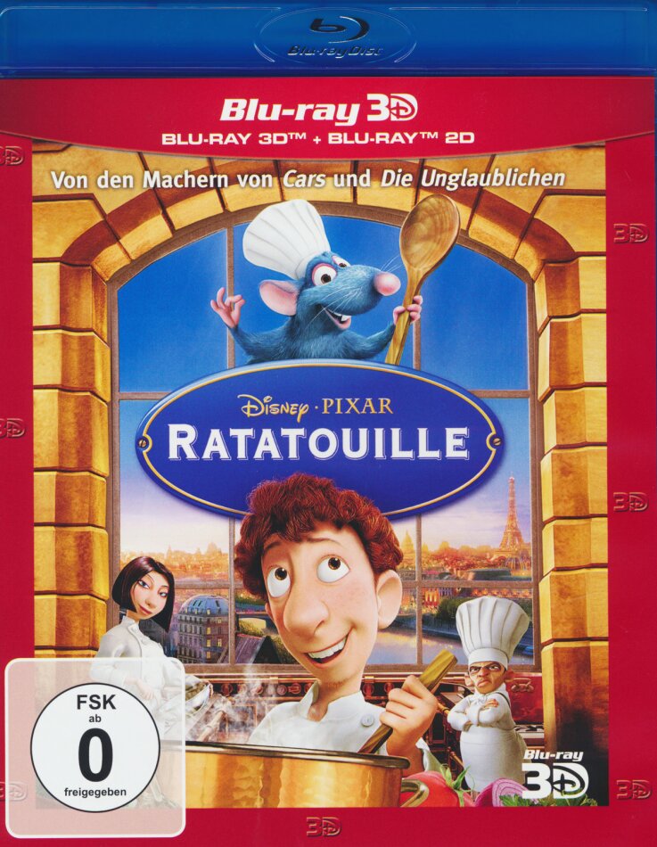 Ratatouille (2007) Blu-ray 3D + Blu-ray