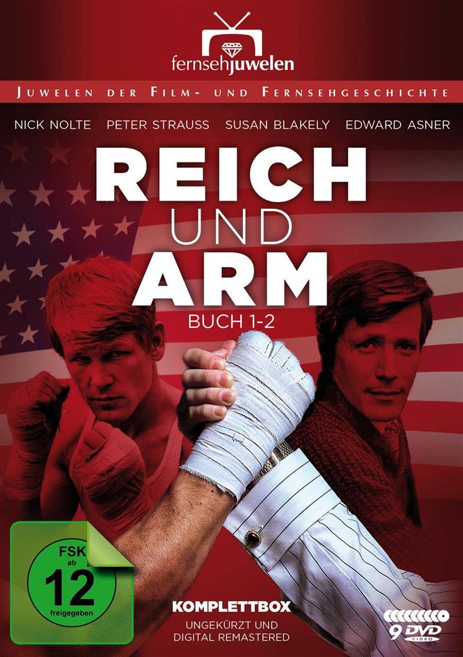 Reich und Arm - Staffel 1 & 2 - Buch 1 & 2 Fernsehjuwelen, Remastered, Uncut, 9 DVDs