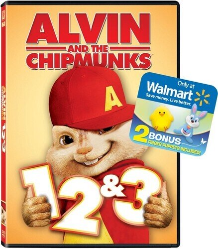 Alvin & the Chipmunks 1-3 3 DVDs
