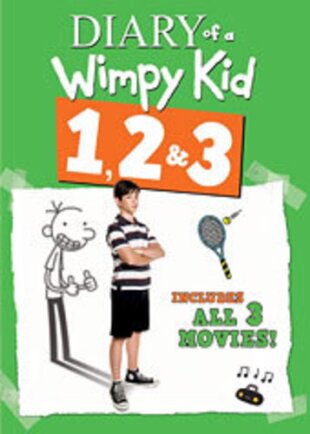 Diary of a Wimpy Kid 1-3 3 DVDs