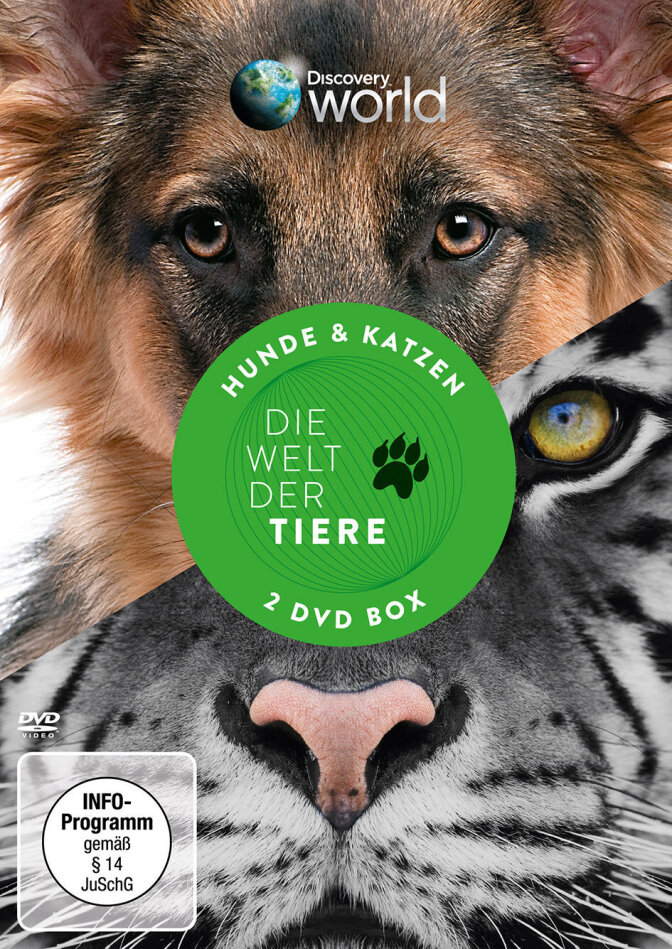 Welt der Tiere - Hunde & Katzen Discovery World, 2 DVDs