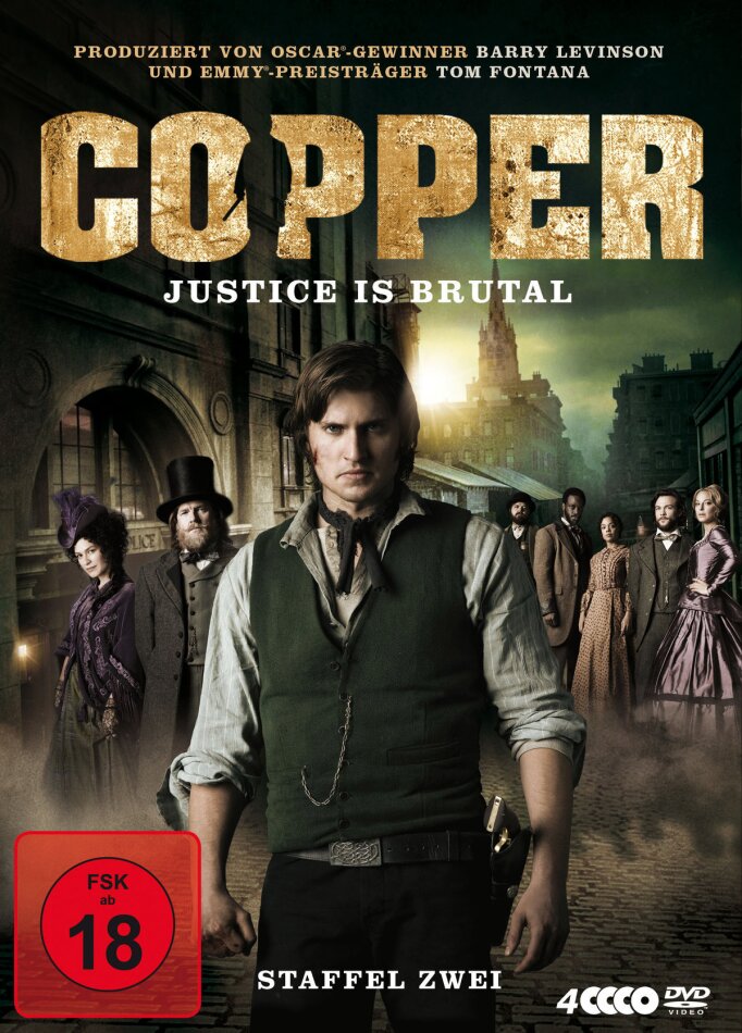 Copper - Justice is brutal - Staffel 2 4 DVDs