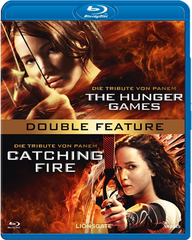 Die Tribute von Panem 1 - The Hunger Games (2012) / Die Tribute von Panem 2 - Catching Fire (2013) 2 Blu-rays