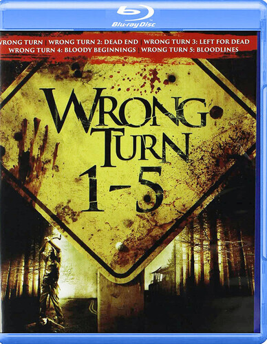 Wrong Turn 1-5 5 Blu-rays