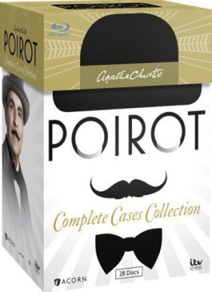 Agatha Christie's Poirot - Complete Cases Collection 28 Blu-rays