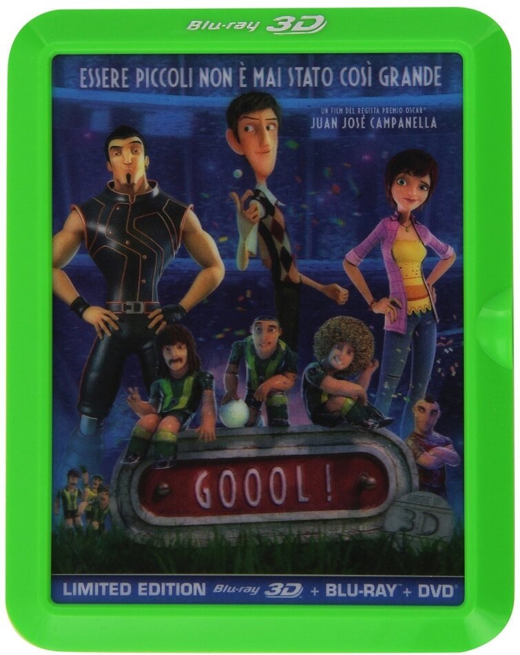 Goool! (2013) Limited Edition, Blu-ray 3D + Blu-ray + DVD