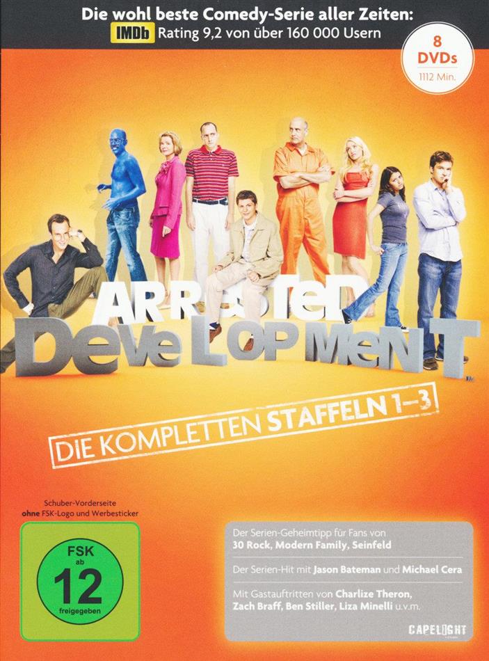 Arrested Development - Staffel 1-3 8 DVDs