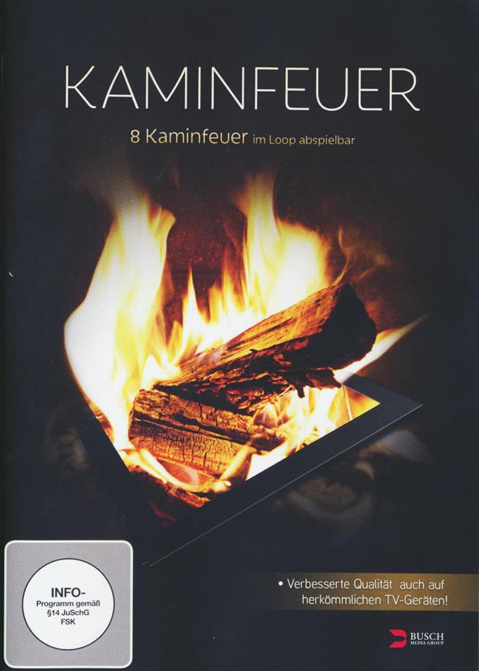 Kaminfeuer - 8 Kaminfeuer mit Loop abspielbar
