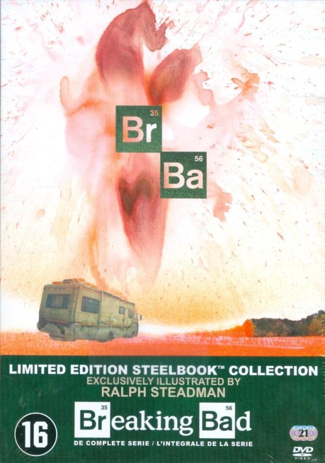 Breaking Bad - Saisons 1-5.2 - Intégrale de la série Limited Edition, Steelbook, 21 DVDs