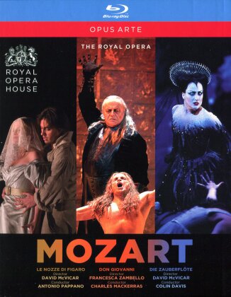Orchestra of the Royal Opera House - Mozart - Don Giovanni / Die Zauberfl&ouml;te / Le nozze di Figaro (Opus Arte, 5 Blu-rays)