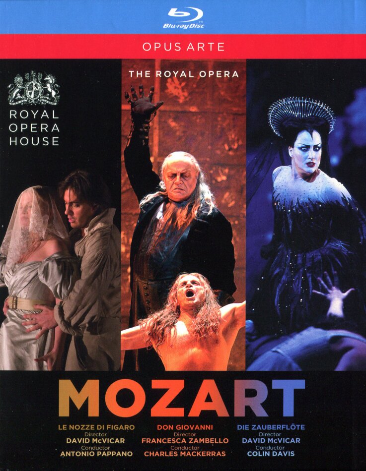 Orchestra of the Royal Opera House - Mozart - Don Giovanni / Die Zauberflöte / Le nozze di Figaro Opus Arte, 5 Blu-rays