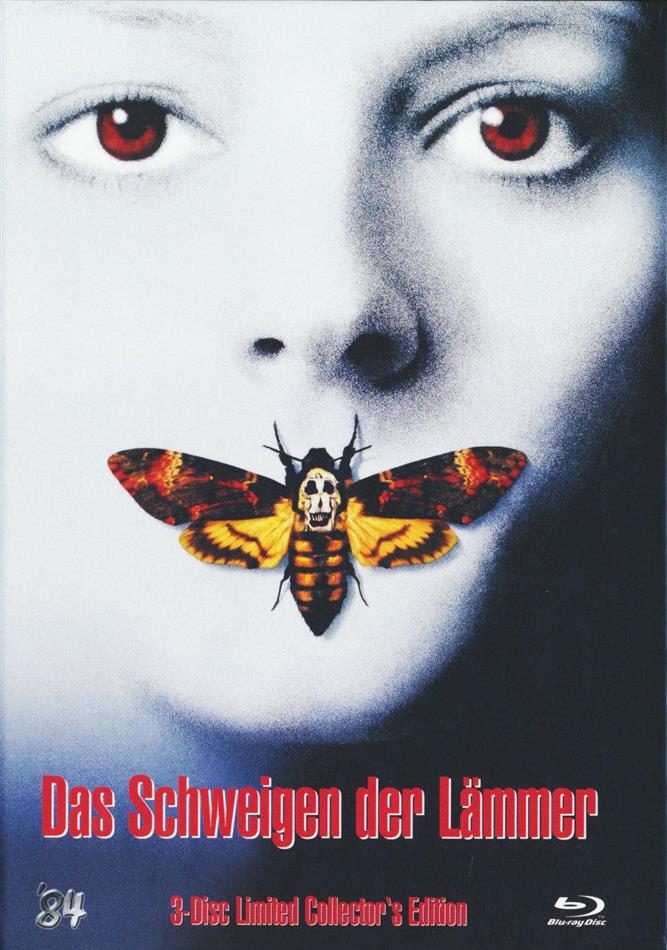 Das Schweigen der Lämmer - Cover A (1991) Limited Edition, Mediabook, Blu-ray + 2 DVDs