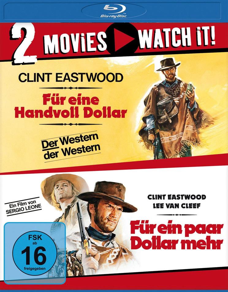 Für eine Handvoll Dollar / Für ein paar Dollar mehr 2 Blu-rays