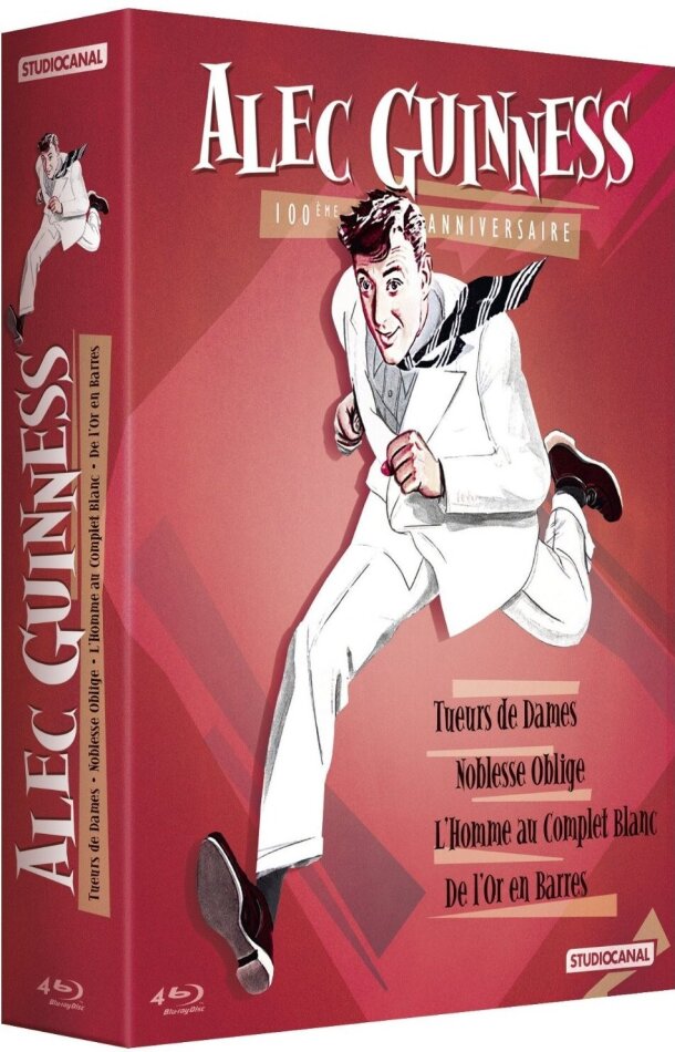 Alec Guinness - Tueurs de dames / Noblesse oblige / L'homme au complet blanc / De l'or en barres 4 Blu-rays