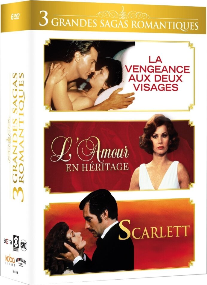 3 Grandes Sagas Romantiques - La vengeance aux deux visages / L'amour en héritage / Scarlett 6 DVDs