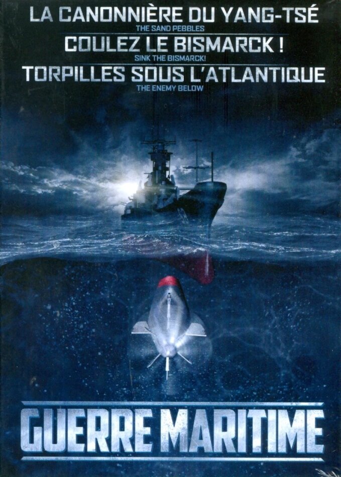 Guerre Maritime - La Canonnière du Yang-Tsé / Coulez le Bismarck ! / Torpilles sous l'Atlantique 3 DVD