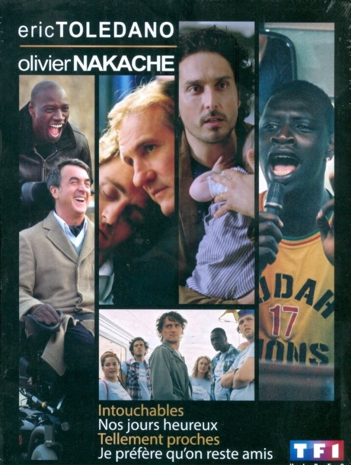 Eric Toledano / Olivier Nakache - Intouchables / Nos jours heureux / Tellement proches / Je préfère qu'on reste amis 5 DVD