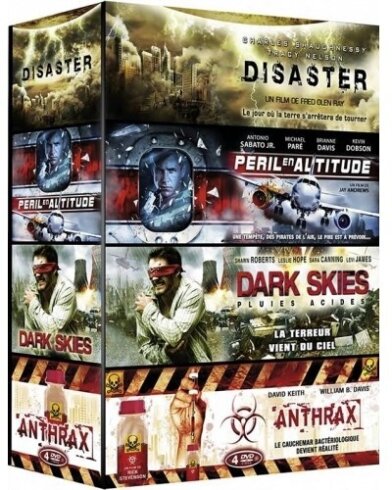 Coffret Catastrophe - Disaster / Péril en altitude / Dark Skies - Pluies acides / Anthrax 4 DVDs