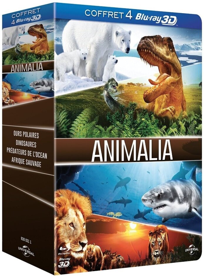 Animalia Coffret, 4 Blu-ray 3D (+2D)