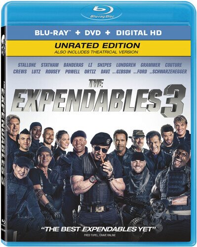 The Expendables 3 (2014) Unrated, Blu-ray + DVD