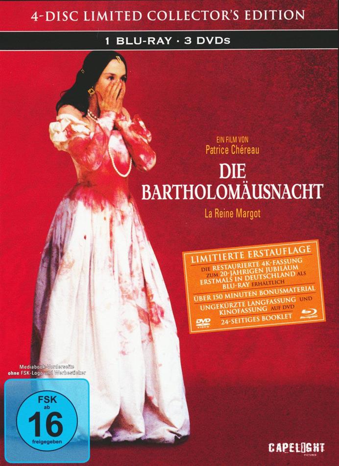 Die Bartholomäusnacht (1994) Limited Collector's Edition Mediabook, Blu-ray + 3 DVDs
