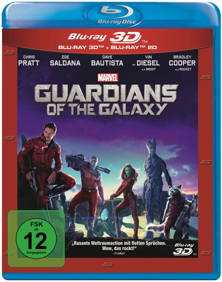 Guardians of the Galaxy (2014) Blu-ray 3D + Blu-ray