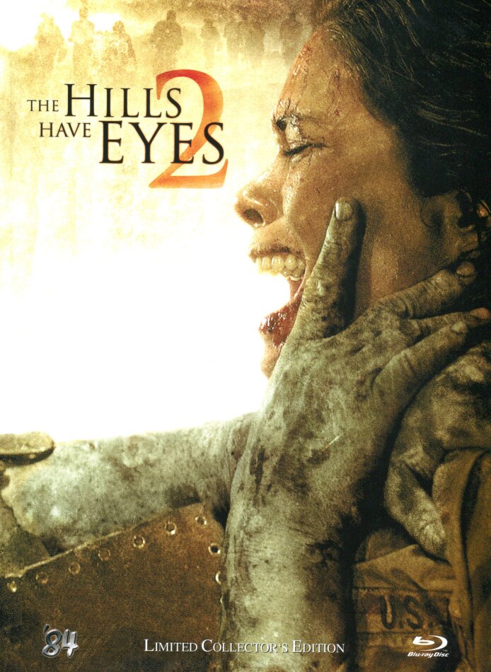 The Hills Have Eyes 2 (2007) Cover A, Collector's Edition, Limited Edition, Mediabook, Uncut, Blu-ray + DVD