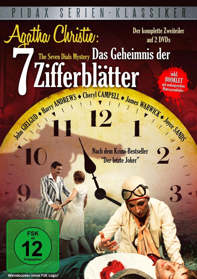 Agatha Christie: Das Geheimnis der 7 Zifferblätter - Der komplette Zweiteiler (1981) Pidax Serien-Klassiker, 2 DVDs