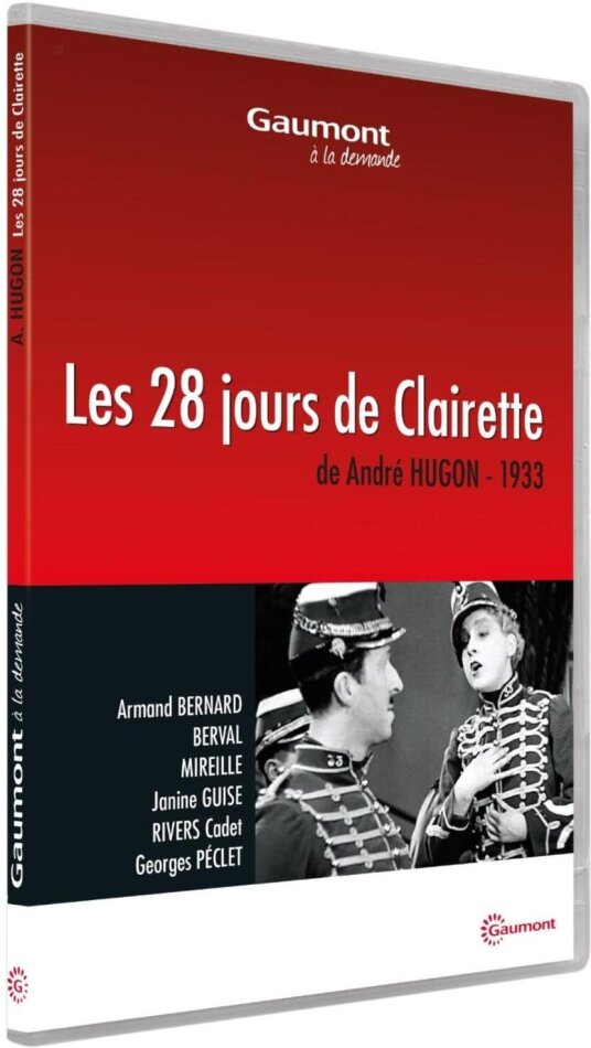Les 28 jours de Clairette (1933) Collection Gaumont à la demande, s/w