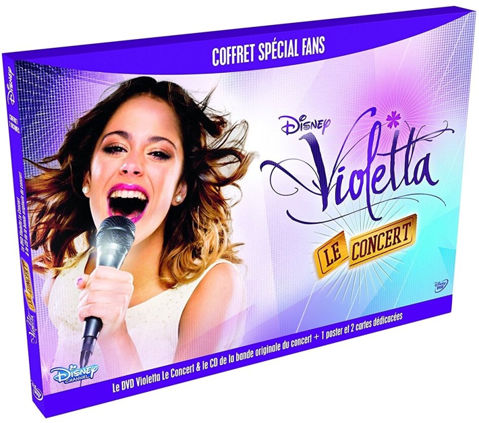 Violetta - Le concert (2014) Coffret Spécial Fans, + Goodies, DVD + CD