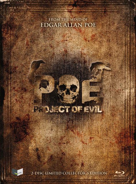 POE - Project of Evil Cover A, Limited Collector's Edition, Mediabook, Uncut, Blu-ray + DVD