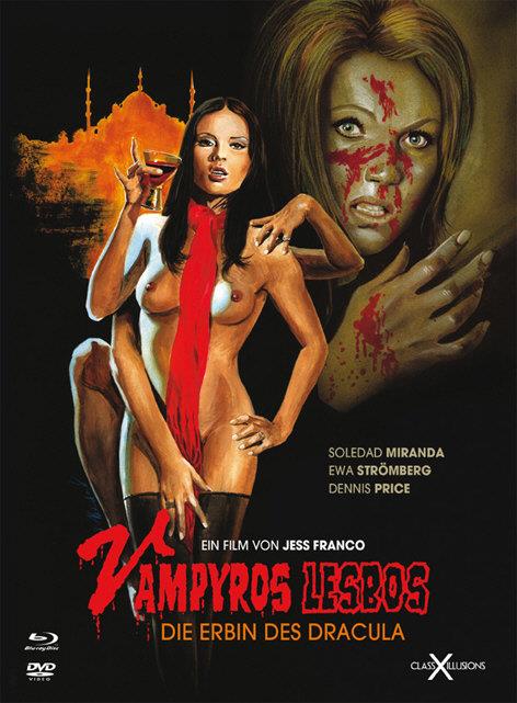 Vampyros Lesbos - Die Erbin des Dracula (1971) Class-X-Illusions, Limited Edition, Mediabook, Uncut, Blu-ray + DVD