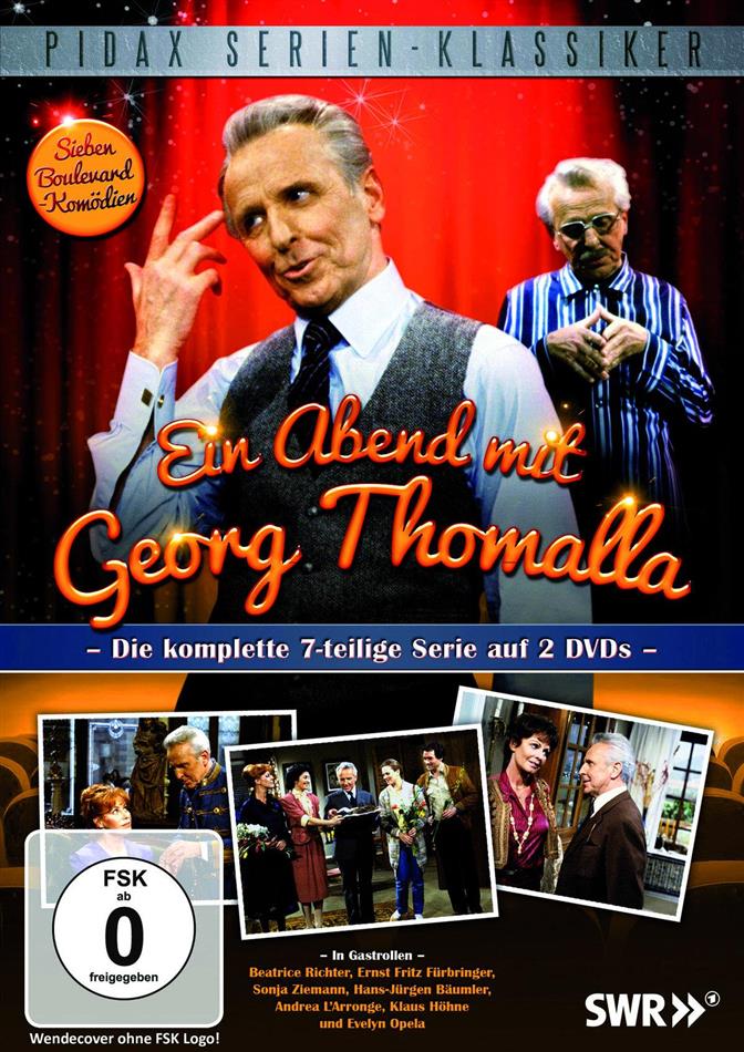 Ein Abend mit Georg Thomalla - Die komplette 7-teilige Serie Pidax Serien-Klassiker, 2 DVDs