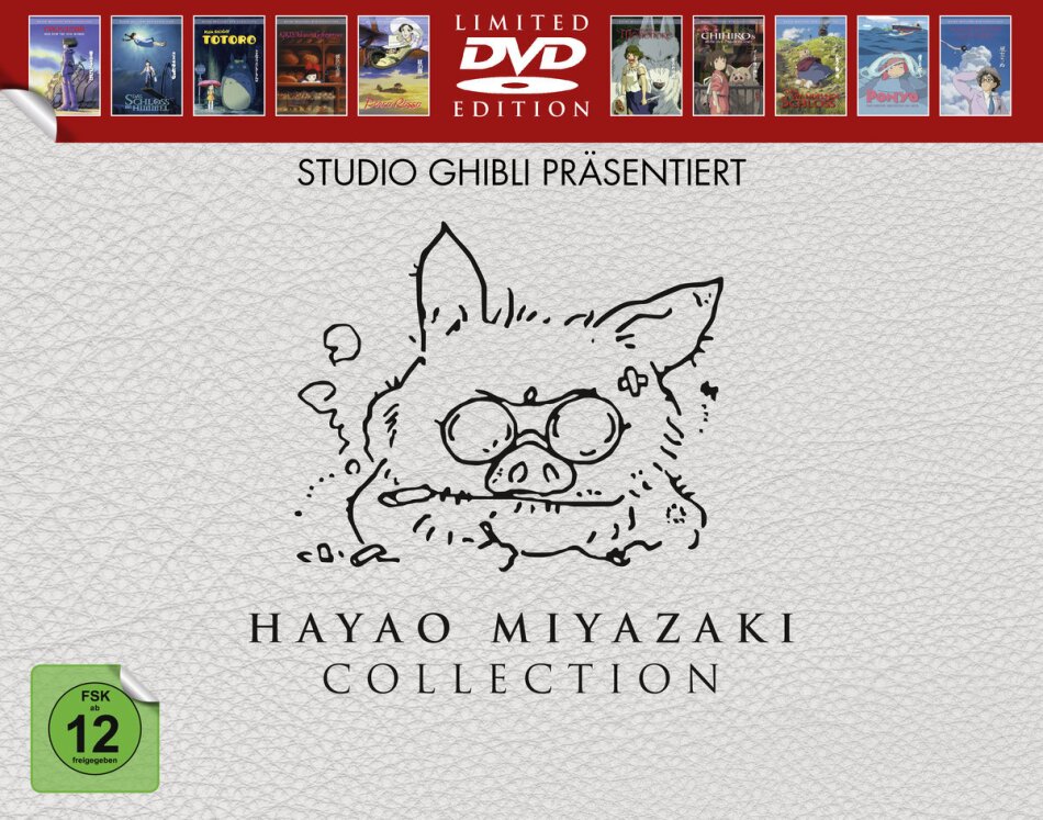 Hayao Miyazaki Collection Limited Edition, 11 DVDs