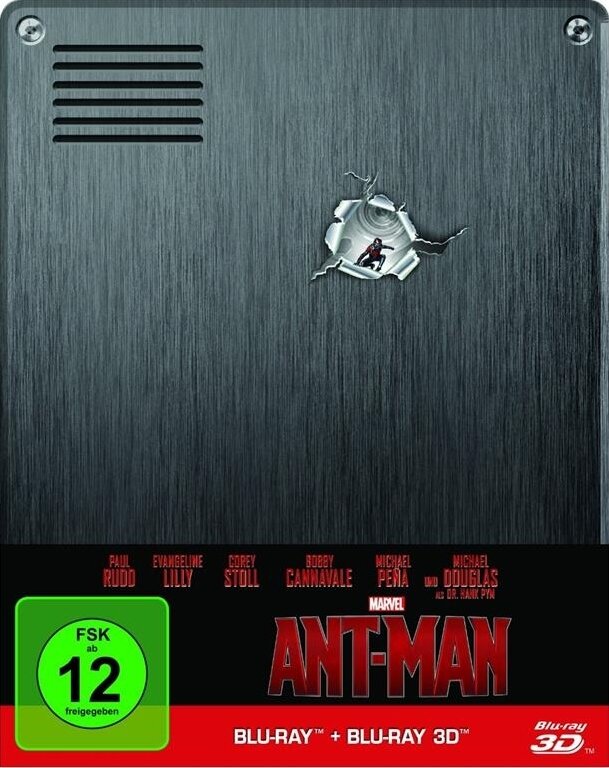 Ant-Man (2015) Limited Edition, Steelbook, Blu-ray 3D + Blu-ray