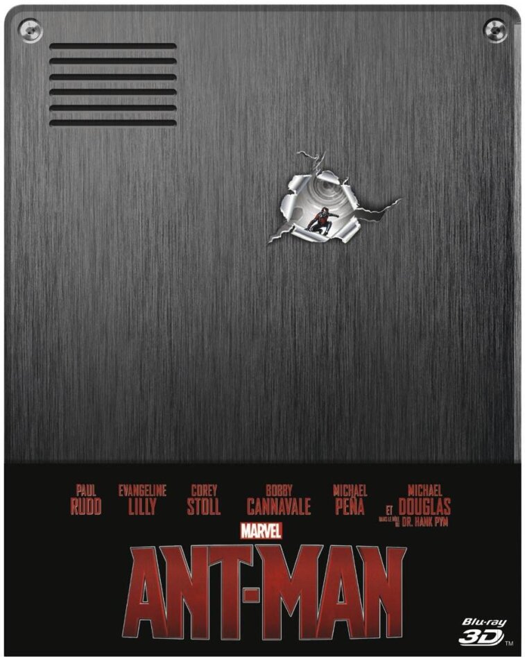 Ant-Man (2015) Édition Limitée, Steelbook, Blu-ray 3D + Blu-ray