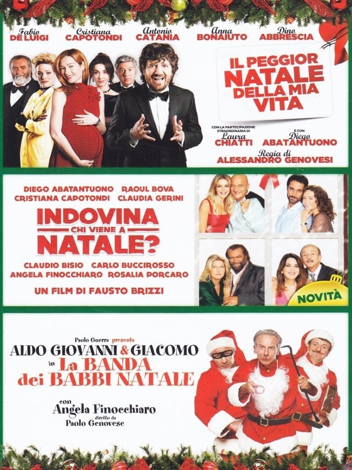 Il peggior natale della mia vita / Indovina chi viene a Natale? / La banda dei Babbi Natale 3 DVDs