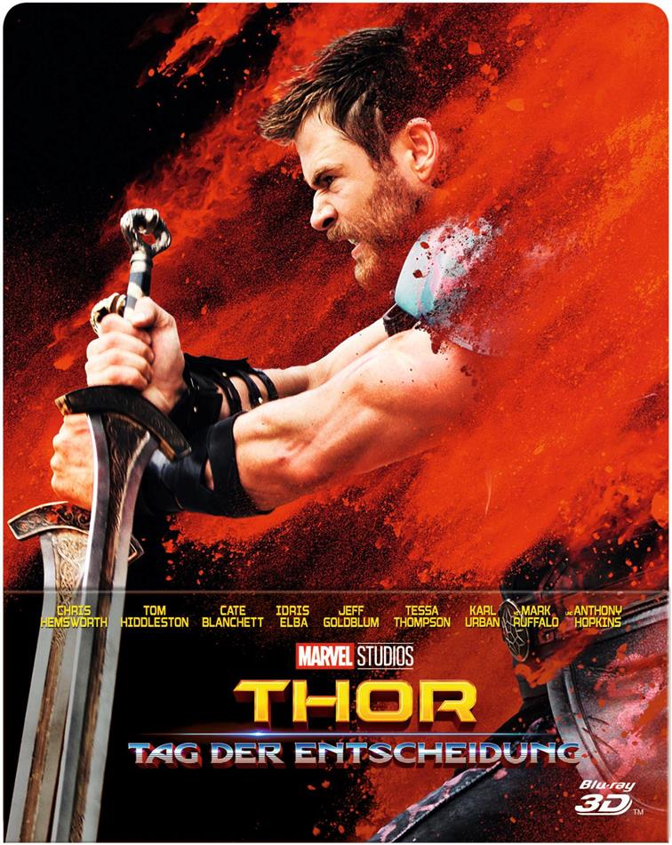 Thor 3 - Tag der Entscheidung (2017) Limited Edition, Steelbook, Blu-ray 3D + Blu-ray