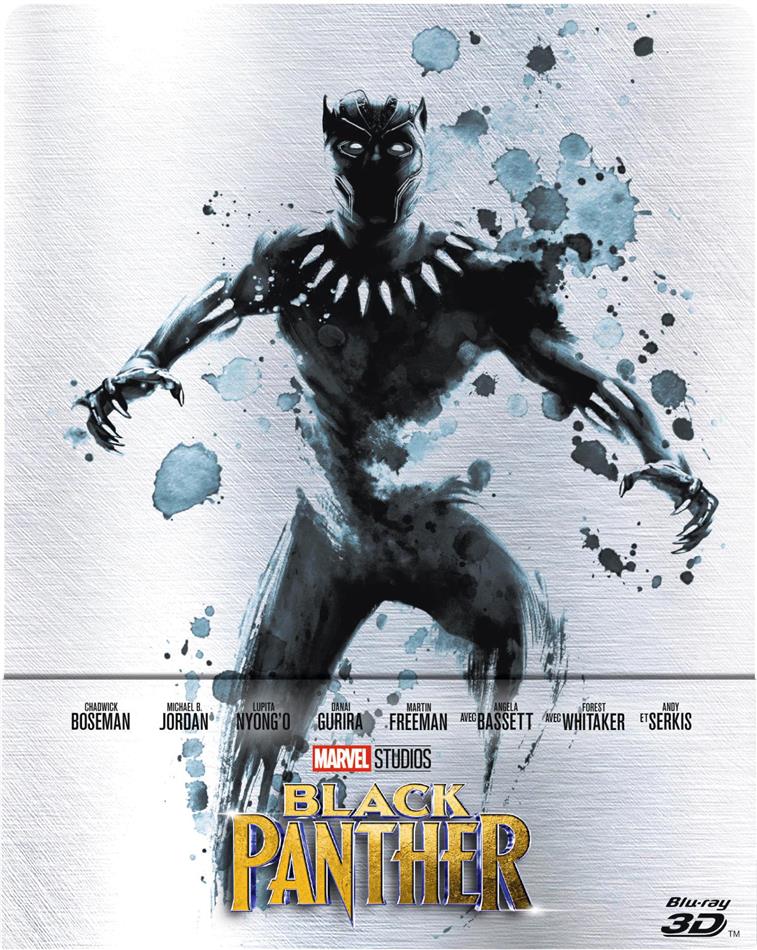 Black Panther (2018) Édition Limitée, Steelbook, Blu-ray 3D + Blu-ray