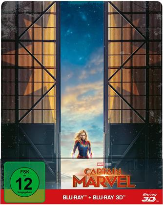 Captain Marvel (2019) (Limited Edition, Steelbook, Blu-ray 3D + Blu-ray)